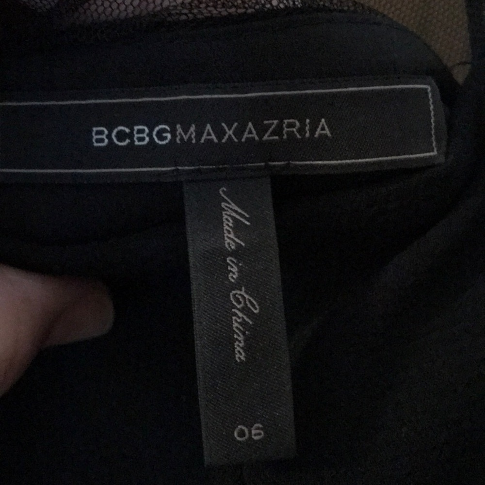 BCBG Black Evening Gown Size 6, Worn Once! - Picture 5 of 8